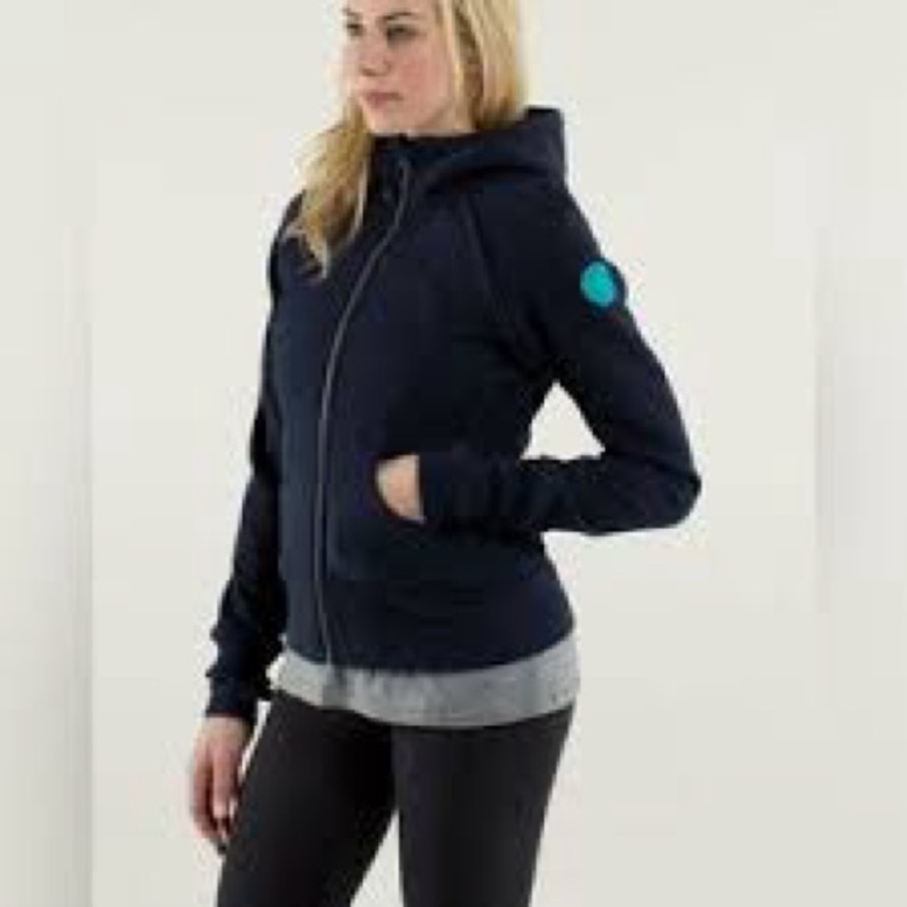 Lululemon Hiver 2013 Scuba Hoodie Vest Navy